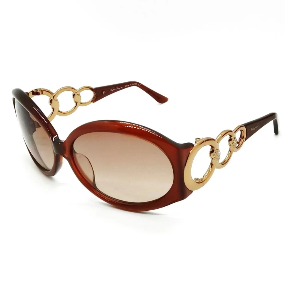 Sale🚨 Salvatore Ferragamo Sunglasses with Gold Accents - Picture 1 of 4
